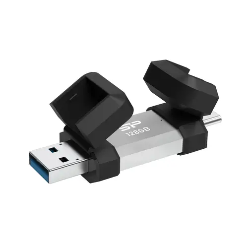 USB памет Silicon Power Mobile C51 128GB USB-A и USB Type-C (USB 3.2 Gen 1) - image 2