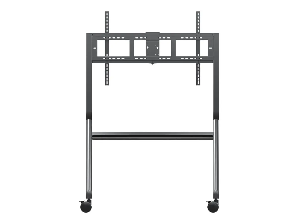 VIEWSONIC VB-STND-009 Trolley Stand Height Adjustable Trolley Cart for 65inch-105inch Display up to 120Kg VESA