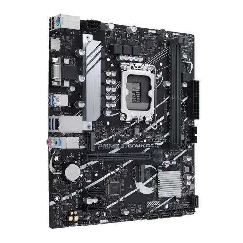 ASUS PRIME B760M-K D4 LGA1700 microATX MB 2xDDR4 4xSATA 2xM.2 1xD-Sub 1xHDMI 2.0 - image 2