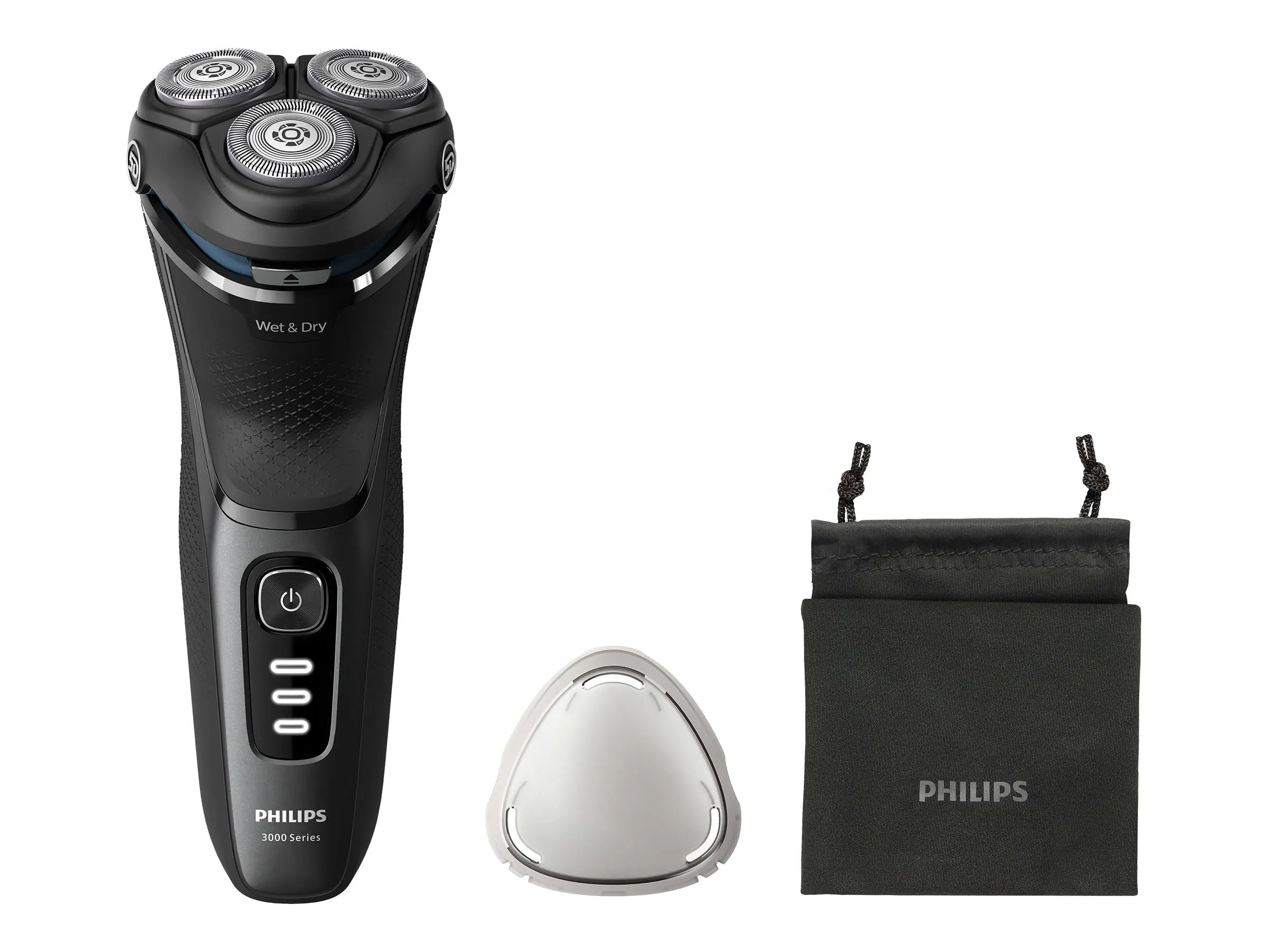 PHILIPS Електрическа самобpъсначка за сухо бръснене Series 3000 5D Въртящи и огъващи се глави