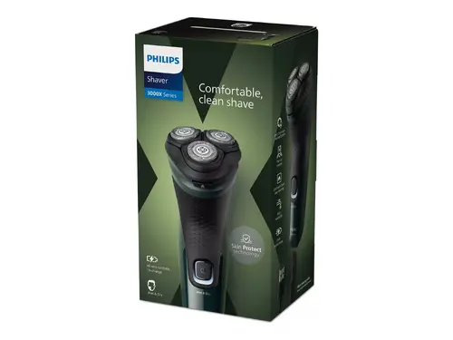 PHILIPS Електрическа самобpъсначка за сухо и мокро бръснене Series 3000Х 4D огъващи се глави SkinProtect - image 4