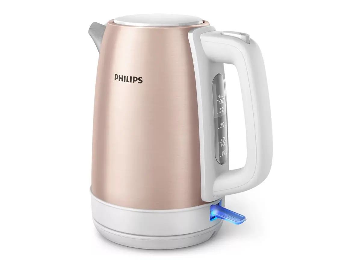 PHILIPS Fierbător electric DailyCollection 1,7l carcasă metalică - culoare roz - image 1