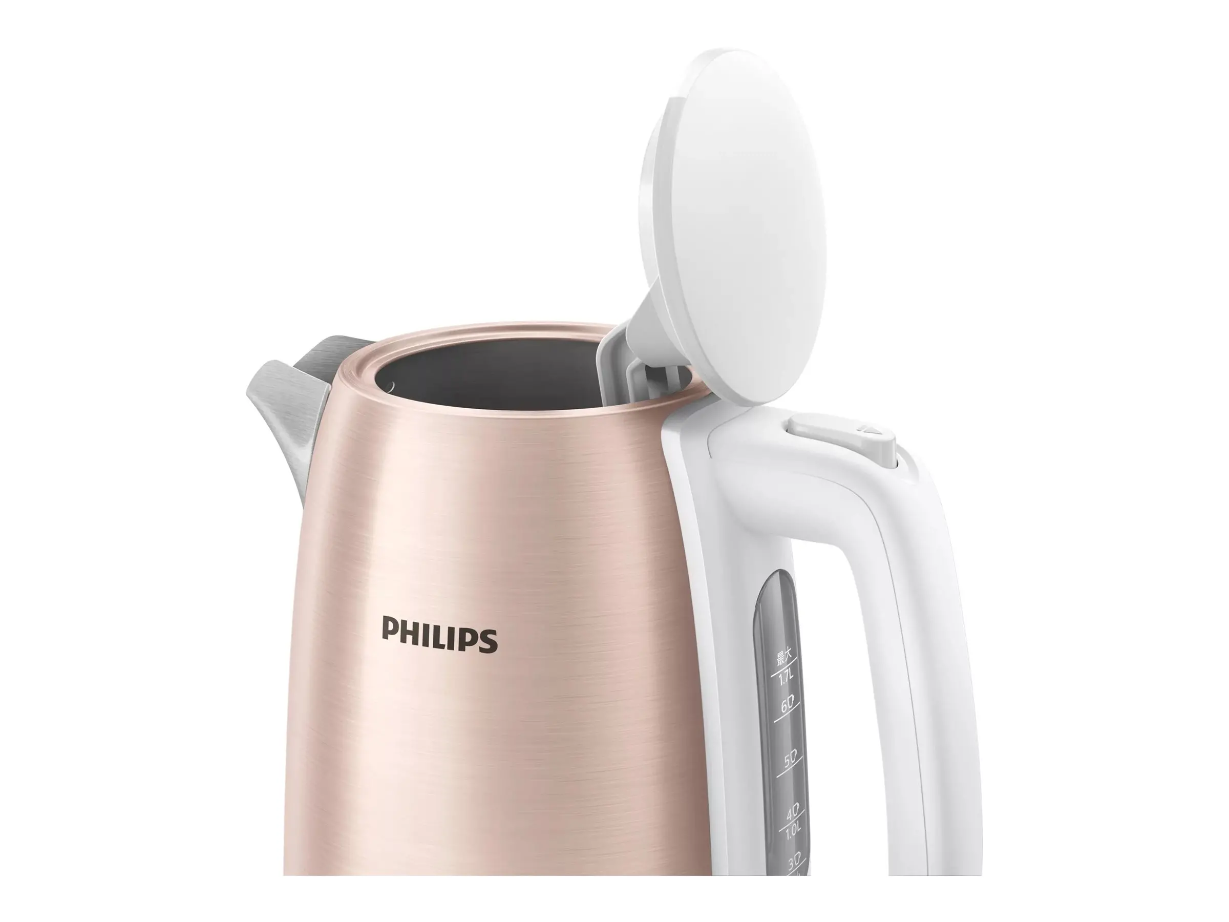 PHILIPS Eлектрическа кана DailyCollection 1,7л метален корпус - цвят розов - image 3