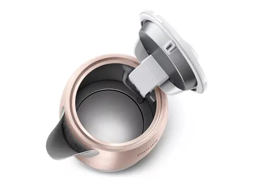 PHILIPS Ηλεκτρικός βραστήρας DailyCollection 1,7λ μεταλλικό σώμα - χρώμα ροζ - 5