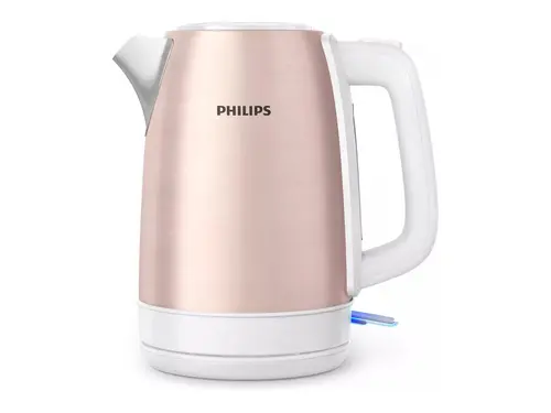 PHILIPS Fierbător electric DailyCollection 1,7l carcasă metalică - culoare roz