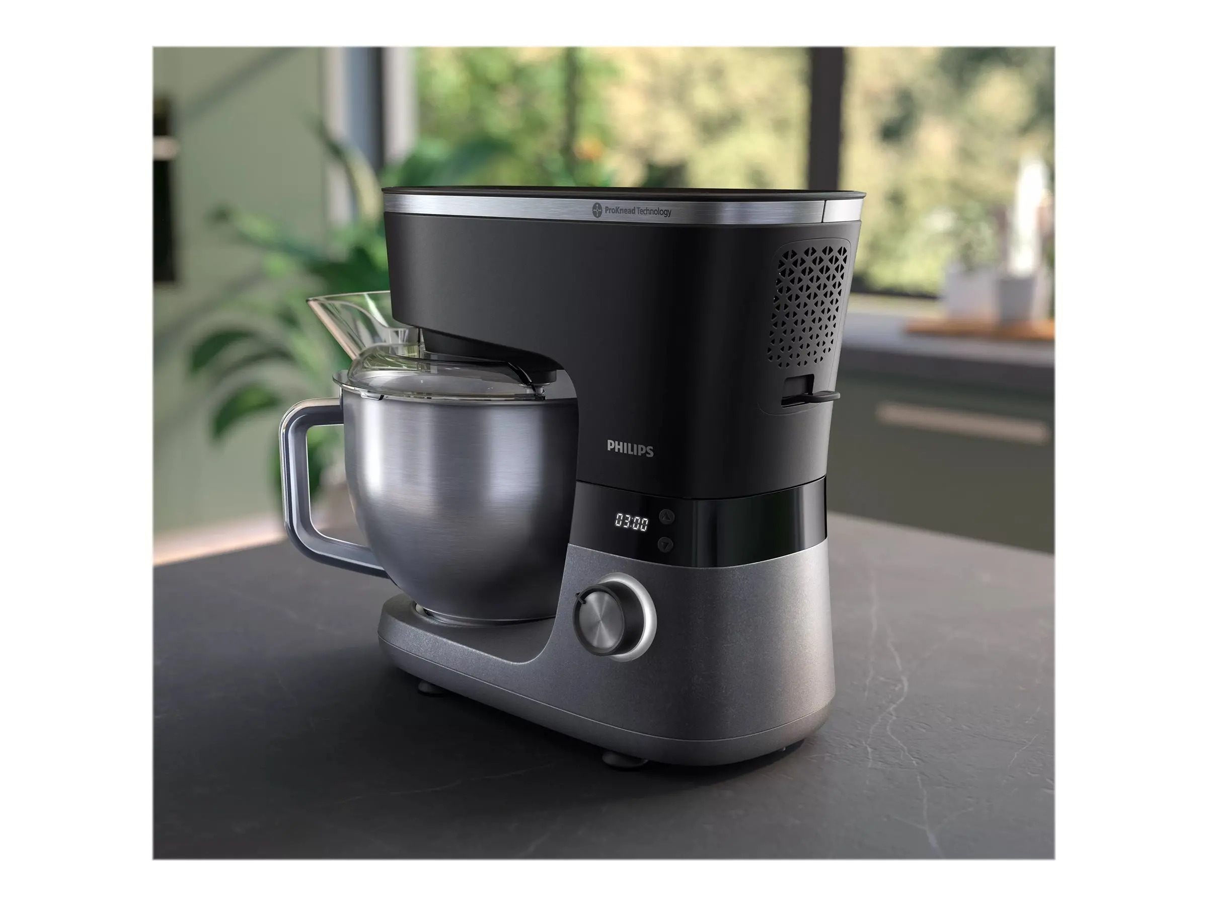 PHILIPS Πλανητικό μίξερ 1000W μεταλλικό μπολ 5.5λ - image 2