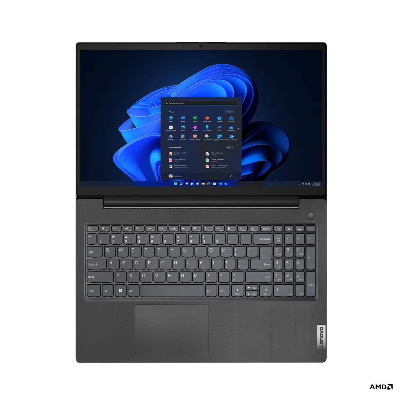 Лаптоп, Lenovo V15 G4 AMD Ryzen 3 7320U (up to 4.1GHz, 4MB), 16GB LPDDR5 5500MHz, 512GB SSD, 15.6" FHD (1920x1080) TN AG, AMD Radeon 610M Graphics, WLAN, BT, HD 720p Cam, DOS, 3Y CCI - image 5