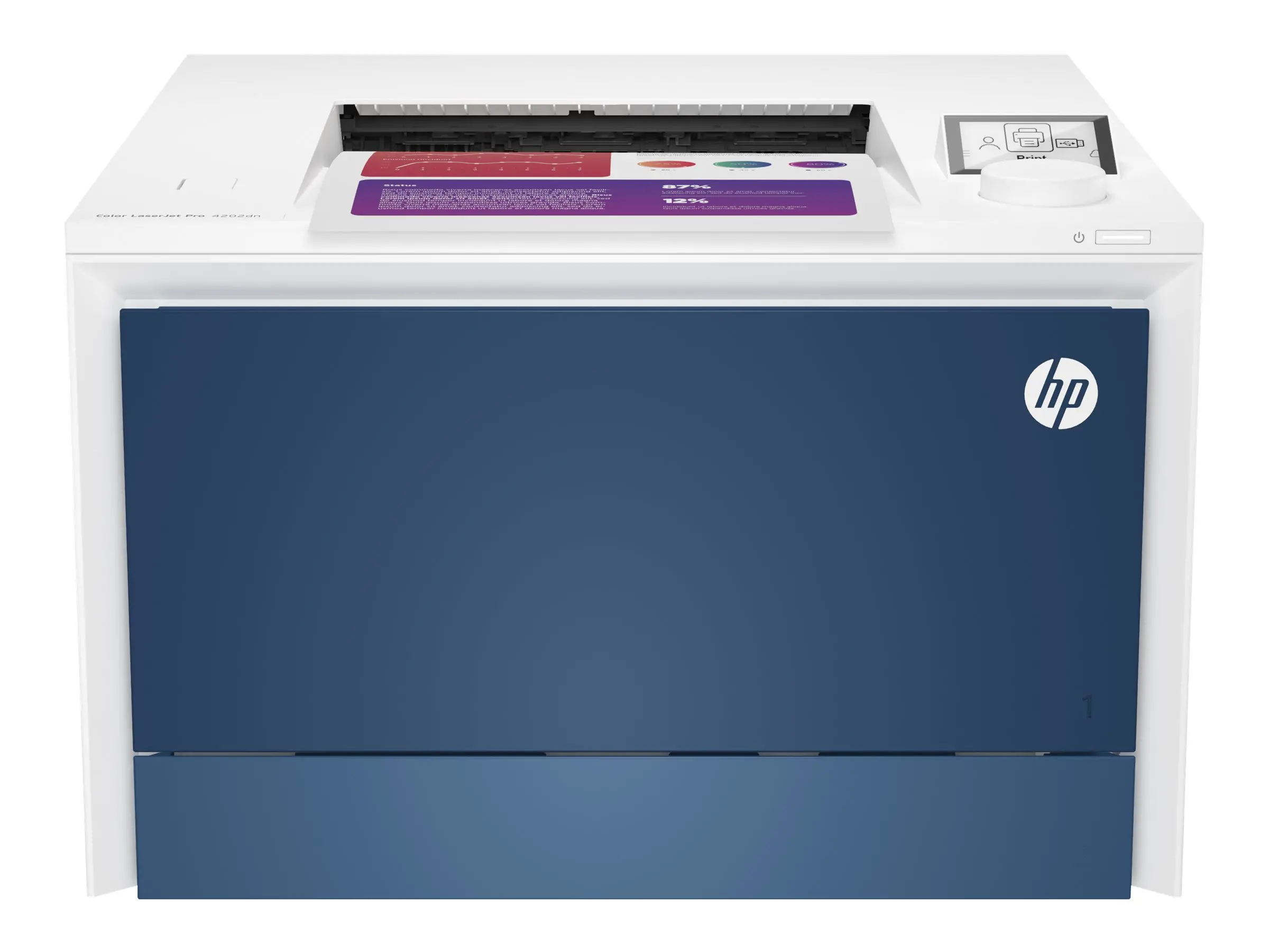 HP Color LaserJet Pro 4202dn Printer colour Duplex laser A4 600x600dpi 35ppm mono 33ppm colour 300sheets LAN USB - image 2