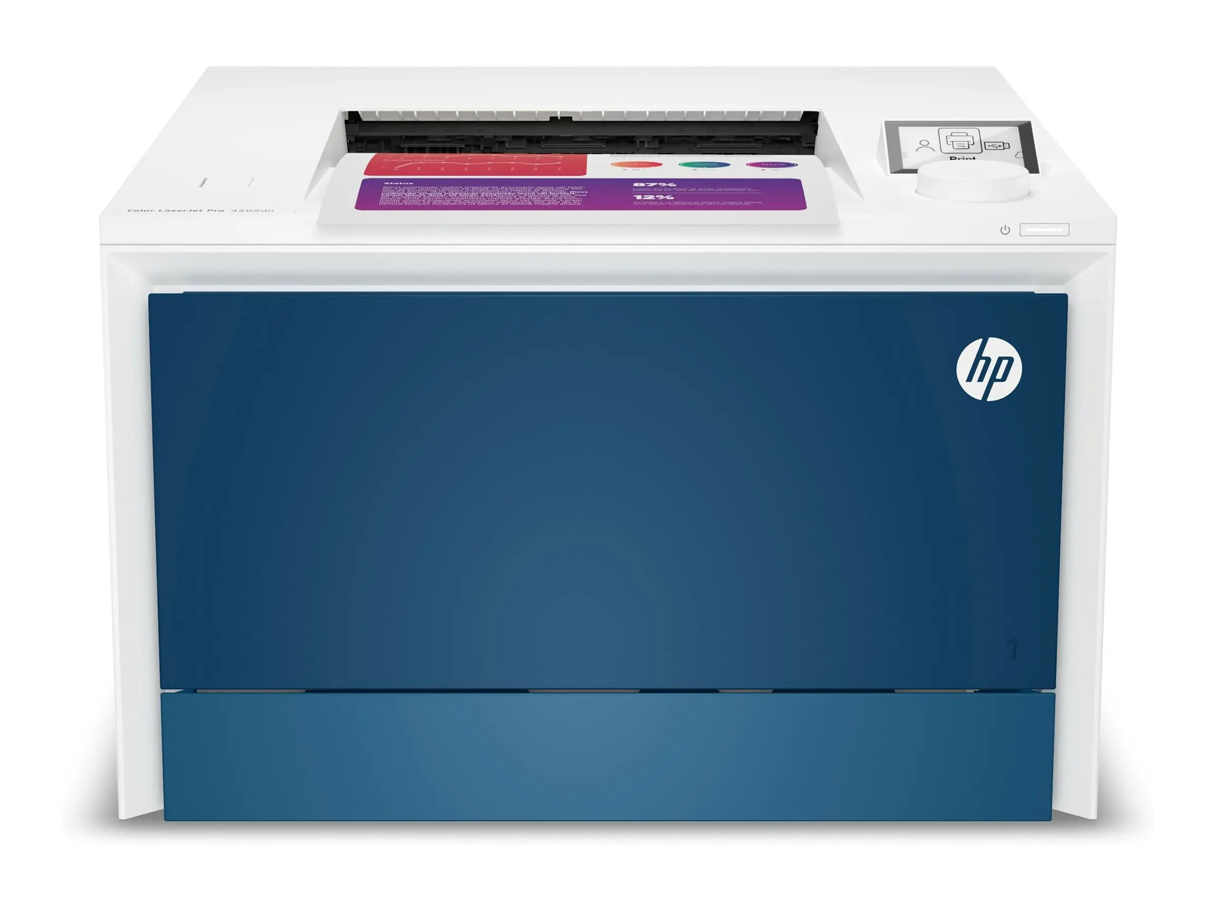 HP Color LaserJet Pro 4202dn Printer colour Duplex laser A4 600x600dpi 35ppm mono 33ppm colour 300sheets LAN USB - image 3