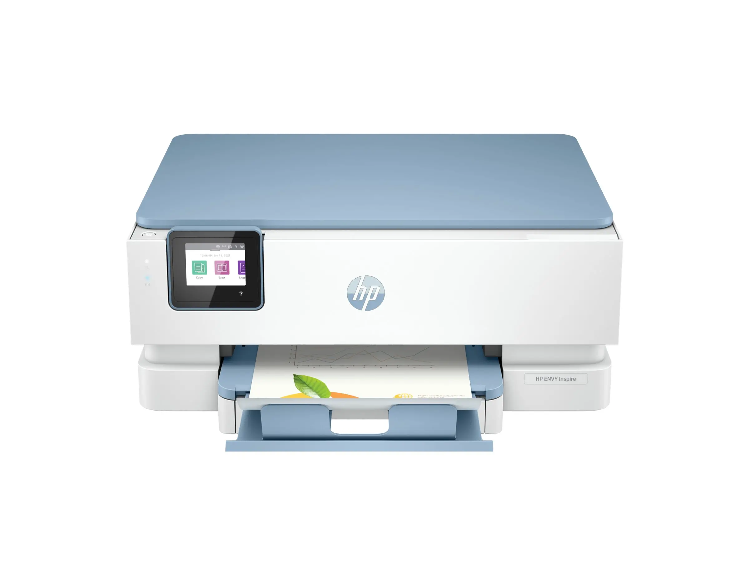 HP ENVY Inspire 7221e AiO Print Scan Copy EMEA Surf Blue Printer 15ppm/10ppm - image 2