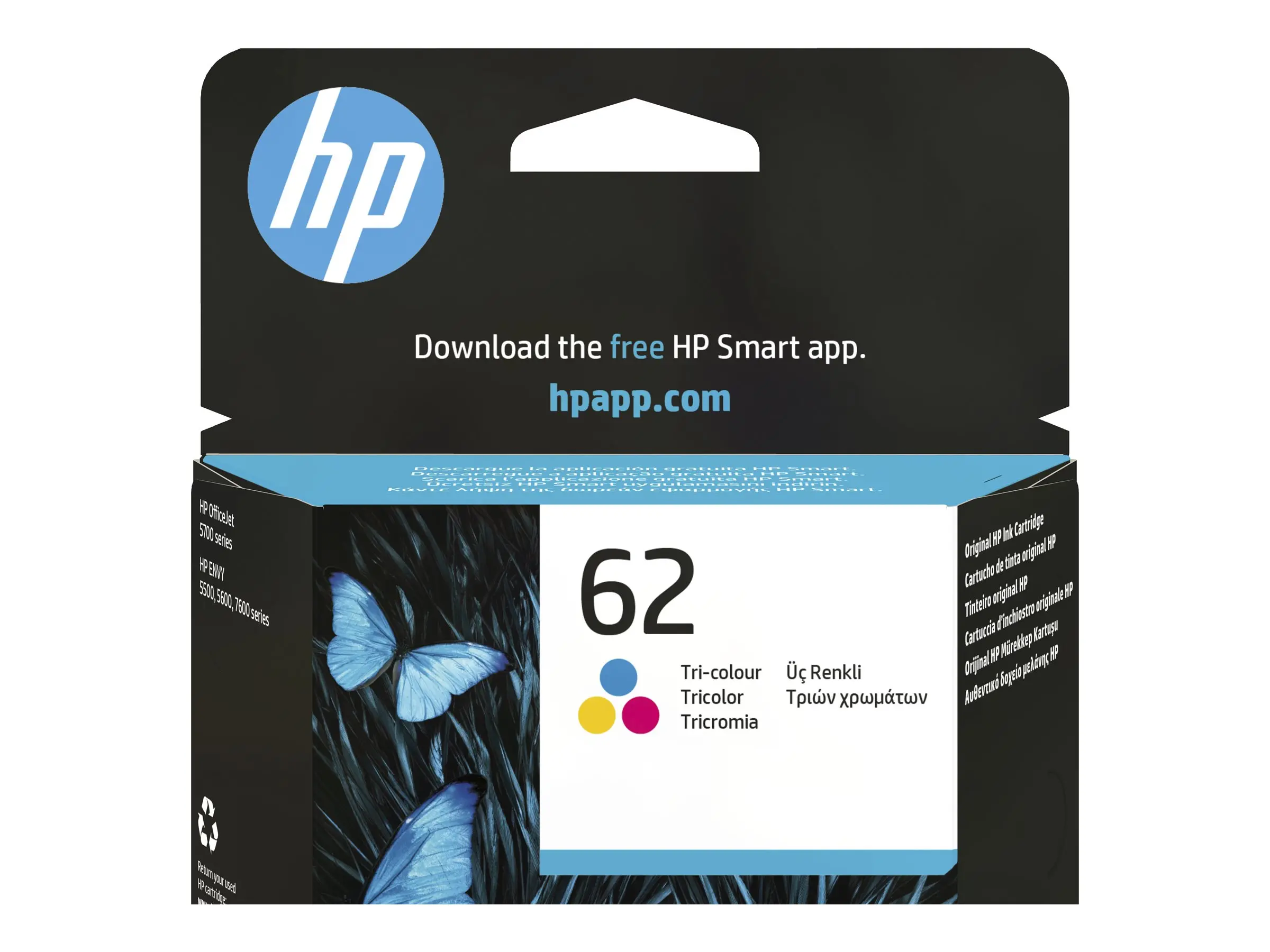 HP 62 ink cartridge tri-colour standard capacity 1-pack - image 14