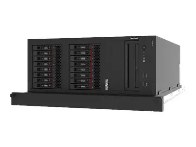 LENOVO ThinkSystem ST250 V2 Xeon E-2356G 6C 3.2GHz 12MB Cache 16GB UDIMM 8x2.5in SW SATA RAID HS 750W Titanium XCC Ent - image 2