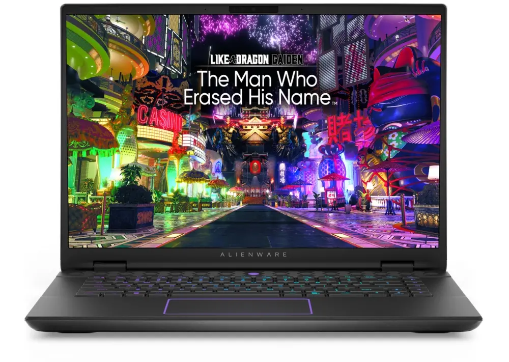 Лаптоп, Dell Alienware m16 R2, Intel Core Ultra 7 155 H(16 cores, 1.40 to 4.80 GHz ), 16.0" QHD+ (2560x1600) 240Hz, 3ms, FHD IR Cam, 32GB, 2x16GB, DDR5, 5600 MT/s, 2 TB, M.2, PCIe NVMe, SSD, RTX 4070, 8GB GDDR6, Wifi 7, Win11 Pro, Dark Metallic Moon, 3Y PS