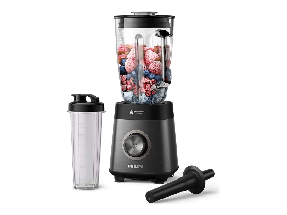 PHILIPS Blender Series 5000 1200W ProBlend Plus Vas din sticlă 2L program de curățare