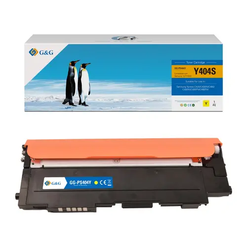 ΕΝΤΥΠΟ ΤΟΝΕΡ ΓΙΑ SAMSUNG Xpress C430/C430W/C480/C480W/C480FN/C480FW - Yellow - CLT-Y404S (CLTY404S) - PN NT-PS404Y-B / NT-PS404Y-V3 - G&G - 1