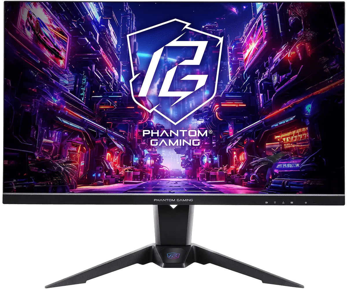 Asrock Gaming οθόνη, 27" QHD(2560x1440) IPS, 180 Hz, 99% sRGB, 1000:1, 16:9, 400 cd/m², 178º/178º, 1ms (MPRT), AMD FreeSync, Flicker-free, ρύθμιση