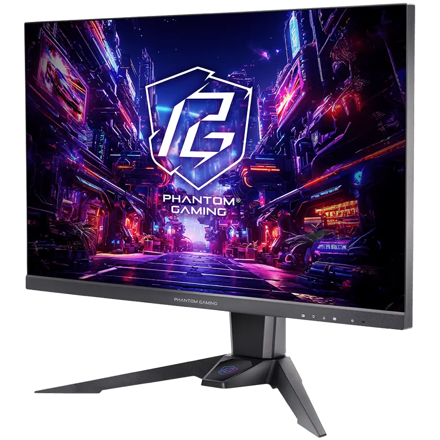 Asrock Gaming Monitor, 27" QHD(2560x1440) IPS, 180 Hz, 99% sRGB, 1000:1, 16:9, 400 cd/m², 178º/178º, 1ms (MPRT), AMD FreeSync, Flicker-free, Height, Swivel, Tilt, 2x 2W Speakers, 2x HDMI 2.0, 1x DP 1.4, 1x Audio Jack (3.5mm), Wi-Fi antenna, 3Y - image 1