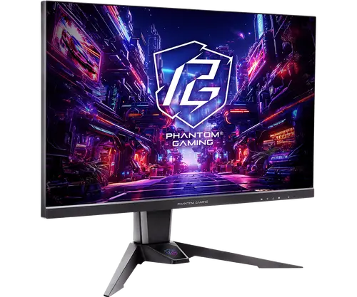 Asrock Gaming Monitor, 27" QHD(2560x1440) IPS, 180 Hz, 99% sRGB, 1000:1, 16:9, 400 cd/m², 178º/178º, 1ms (MPRT), AMD FreeSync, Flicker-free, Height, Swivel, Tilt, 2x 2W Speakers, 2x HDMI 2.0, 1x DP 1.4, 1x Audio Jack (3.5mm), Wi-Fi antenna, 3Y - image 1