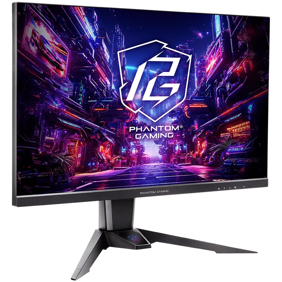 Asrock Gaming Monitor, 27" QHD(2560x1440) IPS, 180 Hz, 99% sRGB, 1000:1, 16:9, 400 cd/m², 178º/178º, 1ms (MPRT), AMD FreeSync, Flicker-free, Height, Swivel, Tilt, 2x 2W Speakers, 2x HDMI 2.0, 1x DP 1.4, 1x Audio Jack (3.5mm), Wi-Fi antenna, 3Y - image 2