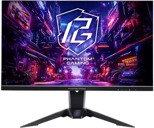 Asrock Gaming οθόνη, 27" QHD(2560x1440) IPS, 180 Hz, 99% sRGB, 1000:1, 16:9, 400 cd/m², 178º/178º, 1ms (MPRT), AMD FreeSync, Flicker-free, ρύθμιση - 1