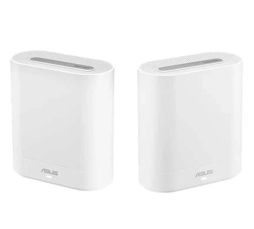 Меш система, Asus Business Mesh WiFi system, ExpertWiFi EBM68 2PK, AX7800, Tri-Band, Quad-Core 1.7GHz CPU, 256MB/1GB Flash/RAM, 2.5G port, OFDMA, Beamforming, 8 SSIDs, customize guest portal, Commercial-Grade Network Security & VPN, wall mounting,White - image 2