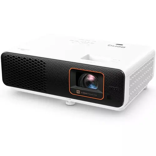Мултимедиен проектор, BenQ X500i Short Throw Console Gaming Projector, 4K UHD (3840x2160), 2200 ANSI lumens, 1.2x, 0.69~0.83 Throw Ratio, 3D, Vertical Keystone, BT 5.0, HDMIx2 (eARC 7.1 channel), 2x5W, Dolby Atmos, USB, USB-C, RS232, WiFi, SettingXchange App, 3.6kg, Black - image 1
