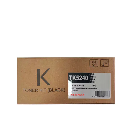 CARTUȘ PENTRU KYOCERA Ecosys M5526CDN/M5526CDW/P5026CDN/P5026CDW - Negru - TK5240K (TK-5240K) - PN KT-TK5240BK - NEOMAX - 1