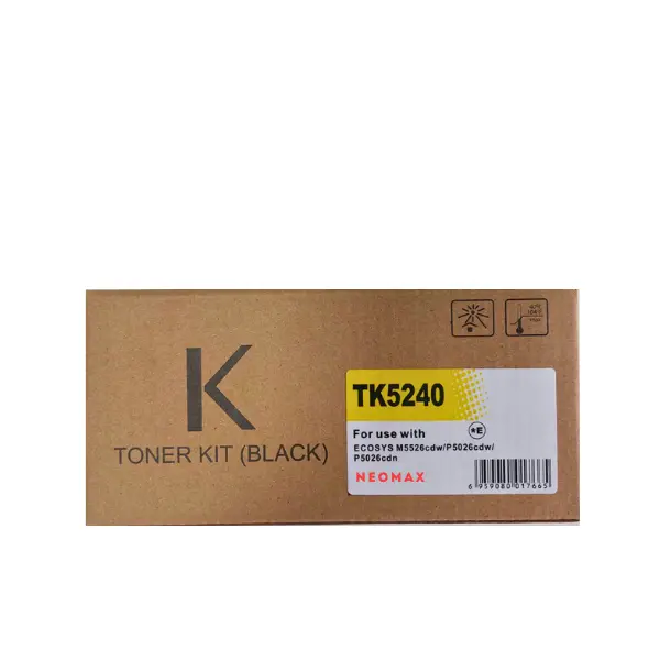 CARTUȘ PENTRU KYOCERA Ecosys M5526CDN/M5526CDW/P5026CDN/P5026CDW - Galben - TK5240Y (TK-5240Y) - PN KT-TK5240Y - NEOMAX