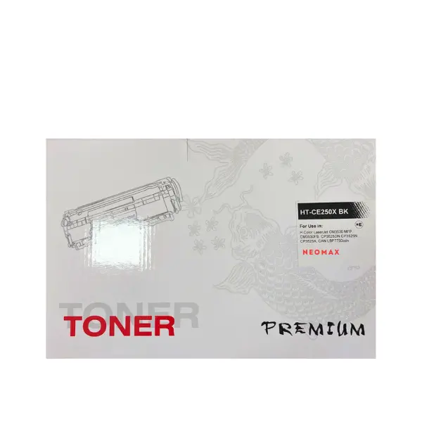 Cartuș toner, NEOMAX, negru, capacitate mare – compatibil cu HP CE250X (504X), Color LaserJet CM3530/CP3525