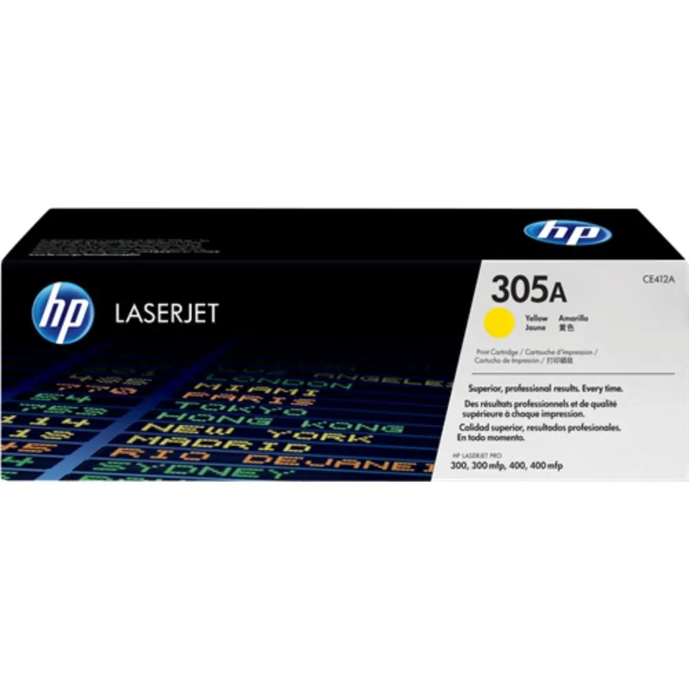 КАСЕТА ЗА HP Color Laserjet PRO 300/400 Color Printer/MFP series - Yellow - /305A/ - PN CE412A