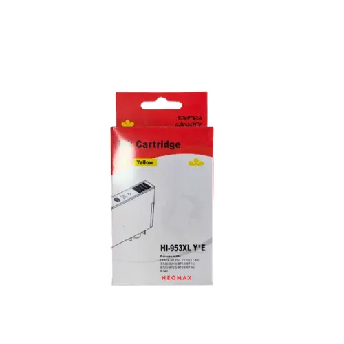 Печатаща глава, NEOMAX, висок капацитет, Yellow – съвместима с HP F6U18AE (953XL), OfficeJet 8702 AIO/Pro 8210/8211/8218/Pro 8710/8711/8715/8716/8717/8718/8719/8720/8721/8725/8728/8730/8731/8740 AIO - 1