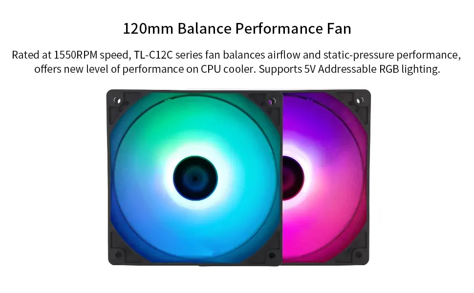 Thermalright cooler CPU Cooler Peerless Assassin 120 SE A-RGB - Dual-Tower - LGA1851/LGA1700/AM5 - image 11