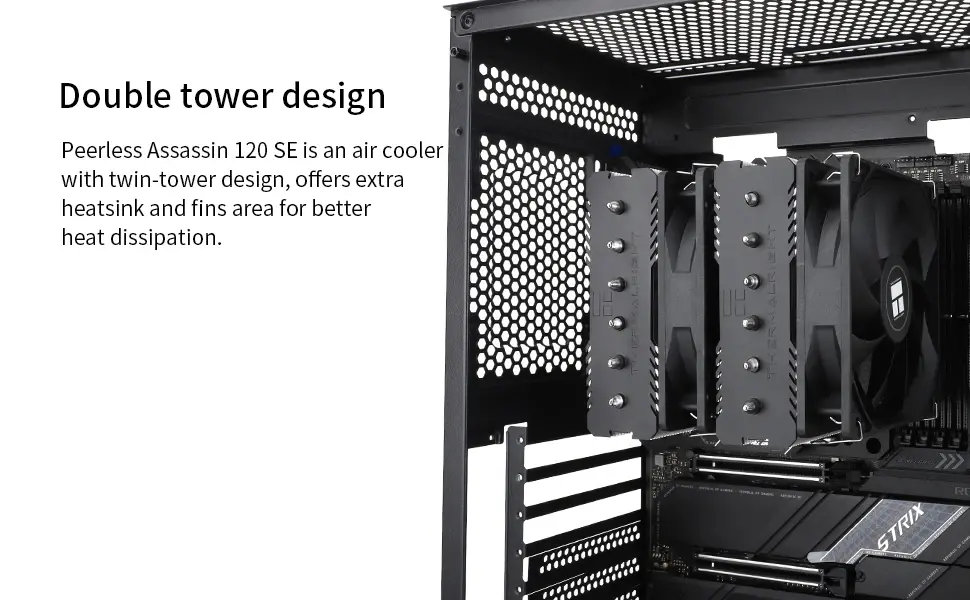 Thermalright cooler CPU Cooler Peerless Assassin 120 SE - Dual-Tower - LGA1851/LGA1700/AM5 - image 10