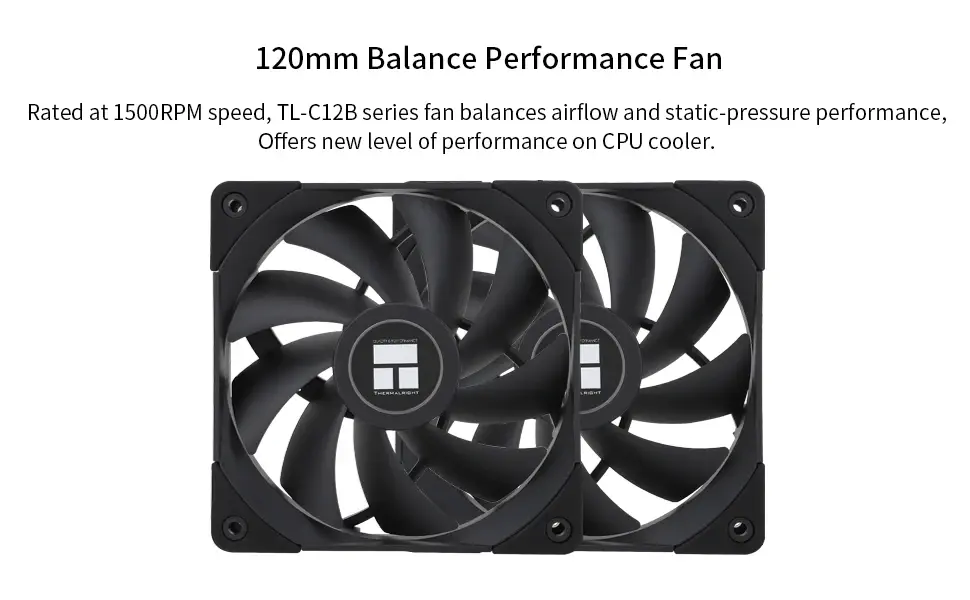 Thermalright ψύκτρα CPU Cooler Peerless Assassin 120 Black - Dual-Tower - LGA1851/LGA1700/AM5 - image 13