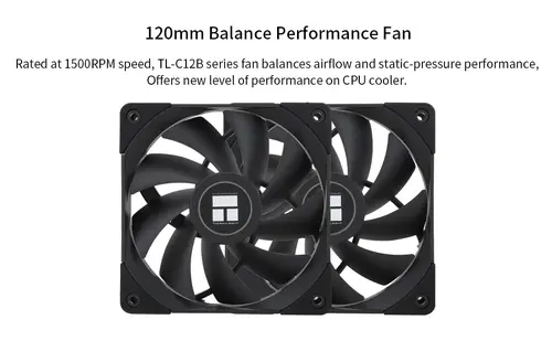 Thermalright ψύκτρα CPU Cooler Peerless Assassin 120 Black - Dual-Tower - LGA1851/LGA1700/AM5 - 14