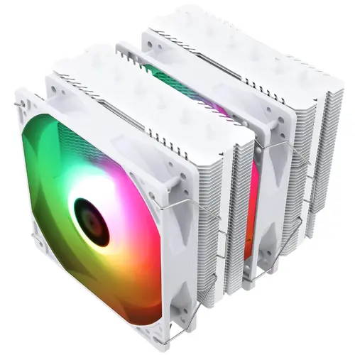 Thermalright cooler CPU Peerless Assassin 120 SE A-RGB Alb - Turn dublu - LGA1851/LGA1700/AM5 - 2