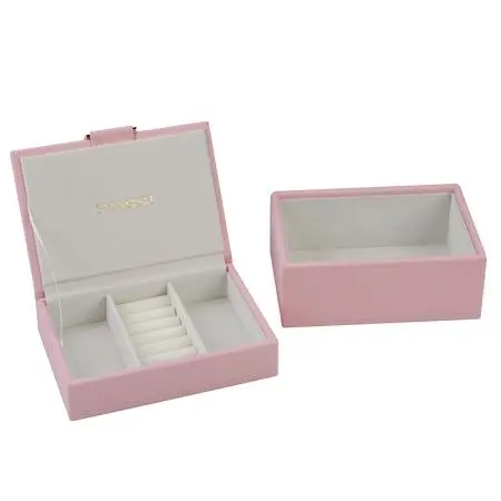 Кутия за бижута цвят пудра - ROSSI - image 2