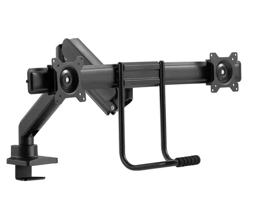 Стойка, Neomounts Screen Desk Mount 2 screens (topfix clamp & grommet) for 2 Monitor Screens, Black - image 2