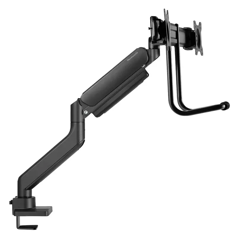 Стойка, Neomounts Screen Desk Mount 2 screens (topfix clamp & grommet) for 2 Monitor Screens, Black - image 3