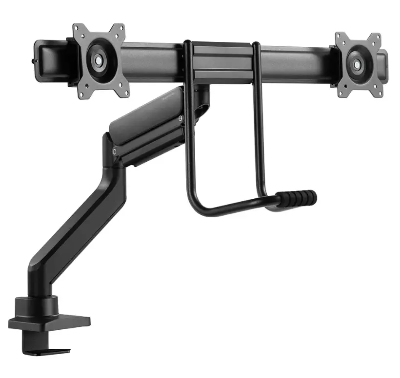 Стойка, Neomounts Screen Desk Mount 2 screens (topfix clamp & grommet) for 2 Monitor Screens, Black - image 4