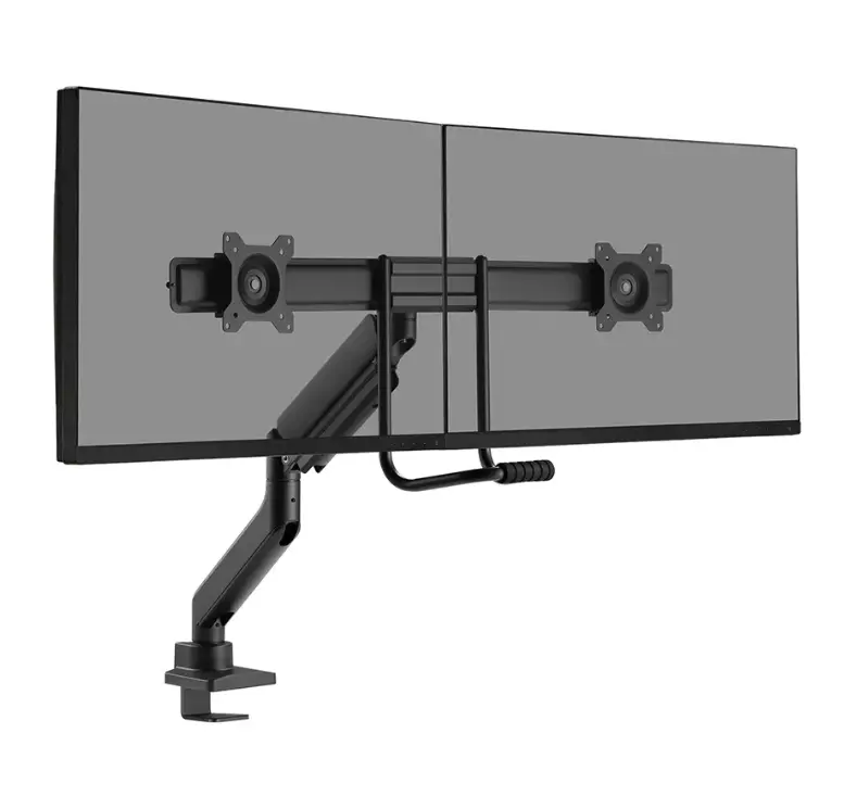 Стойка, Neomounts Screen Desk Mount 2 screens (topfix clamp & grommet) for 2 Monitor Screens, Black - image 8