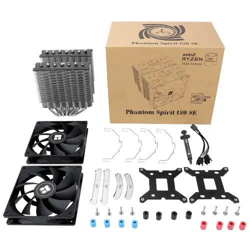 Thermalright ψύκτρα CPU Cooler Phantom Spirit 120 SE - Διπλός πύργος - LGA1851/LGA1700/AM5 - 9