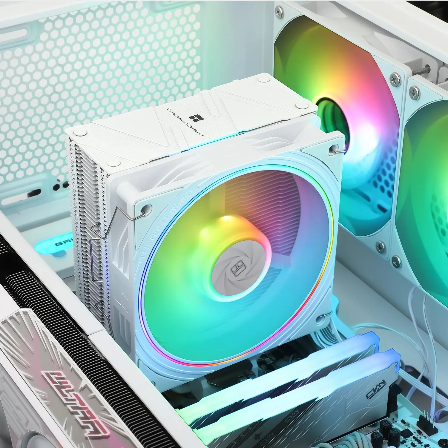 Thermalright охладител CPU Cooler Assassin Spirit 120 EVO White A-RGB - LGA1851/LGA1700/AM5 - image 9