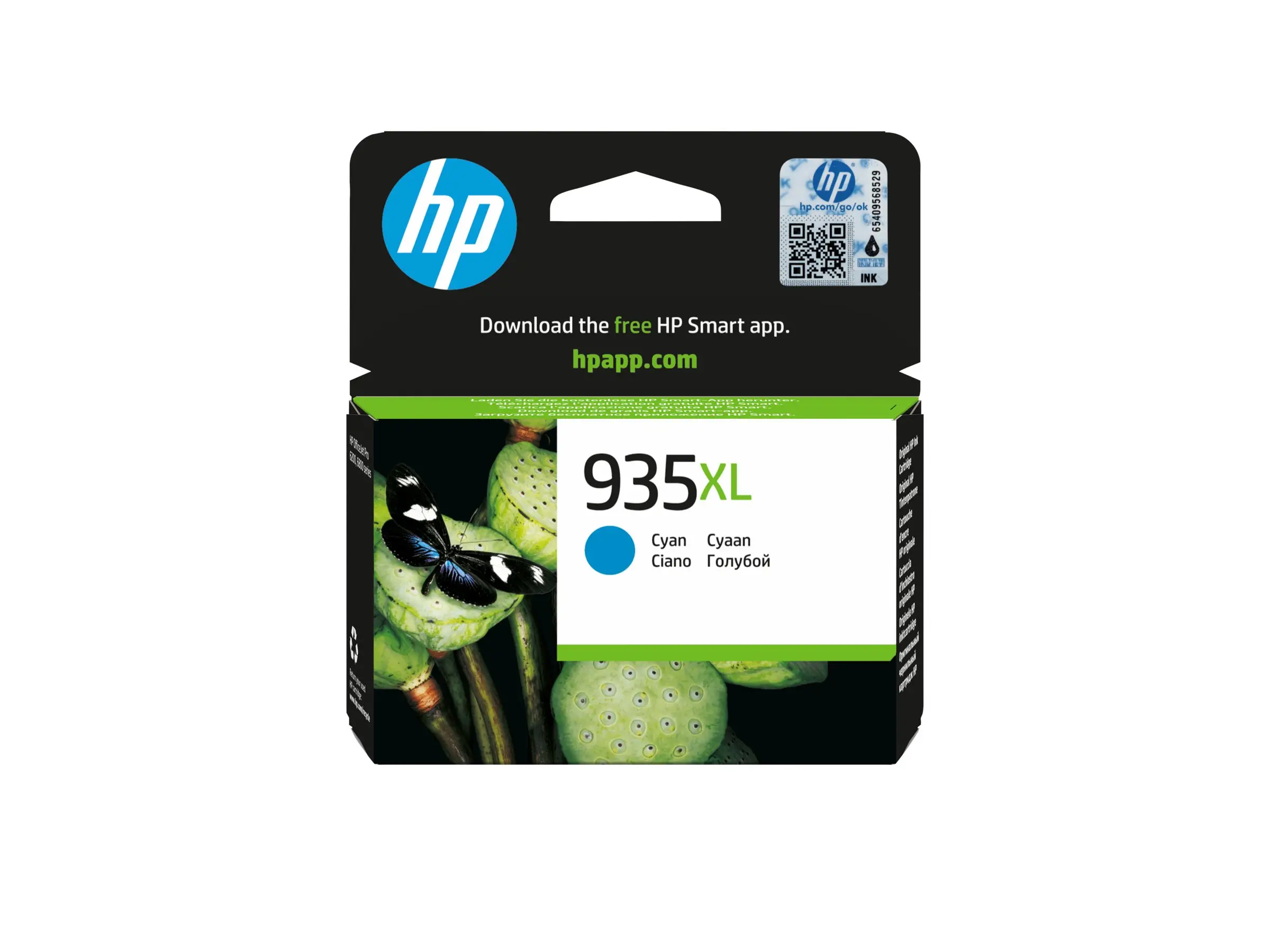 HP 935XL original ink cartridge cyan high capacity 825 pages 1-pack - image 1