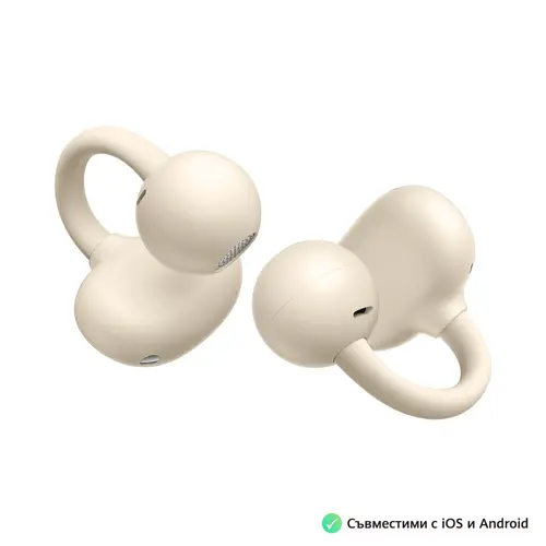 Слушалки, Huawei FreeClip Dove-T00 Beige, Bluetooth 5.3, 20Hz - 20 KHz, 55mAh - image 2