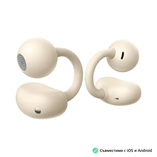 Слушалки, Huawei FreeClip Dove-T00 Beige, Bluetooth 5.3, 20Hz - 20 KHz, 55mAh - image 3