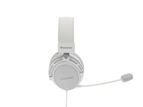 Căști, Genesis Headset Toron 301 Cu Microfon, Alb - 3