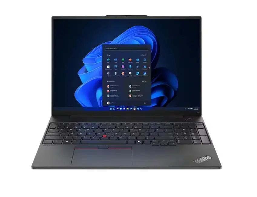 Лаптоп, Lenovo ThinkPad E16 G2 Intel Core Ultra 7 155H (up to 4.8GHz, 24MB), 16GB DDR5-5600, 1TB SSD, 16" WUXGA (1920x1200) IPS AG, Intel Arc Graphics, FHD&IR Cam, Backlit KB, Black, WLAN, BT, 3cell, FPR, DOS, 3Y Onsite