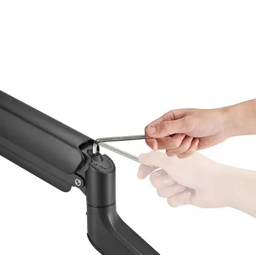 Стойка, Neomounts Next Core Desk Mount 1 Ultra Wide Curved screen (topfix clamp & grommet) - image 4