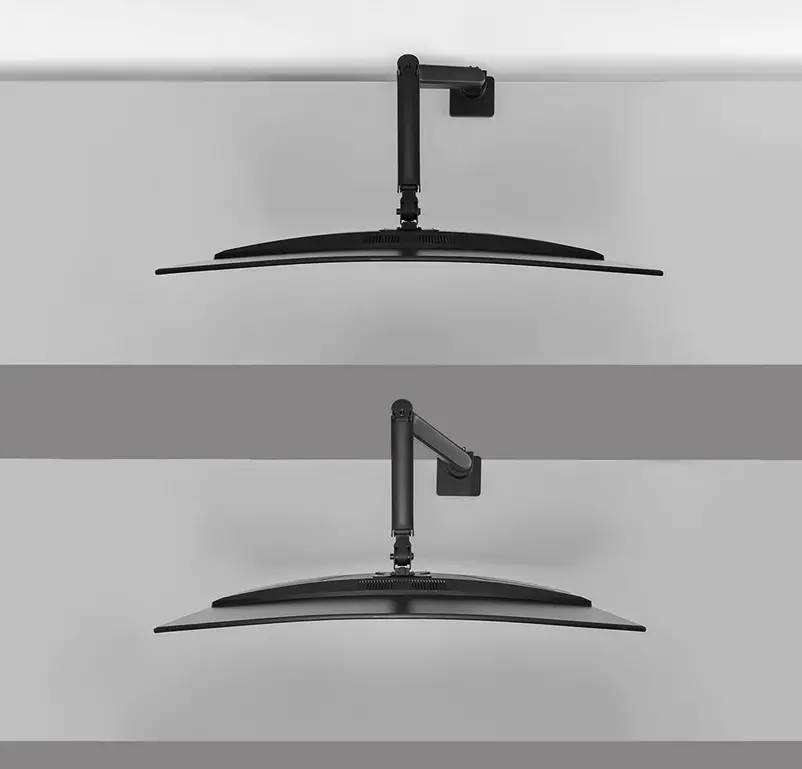 Стойка, Neomounts Next Core Desk Mount 1 Ultra Wide Curved screen (topfix clamp & grommet) - image 5